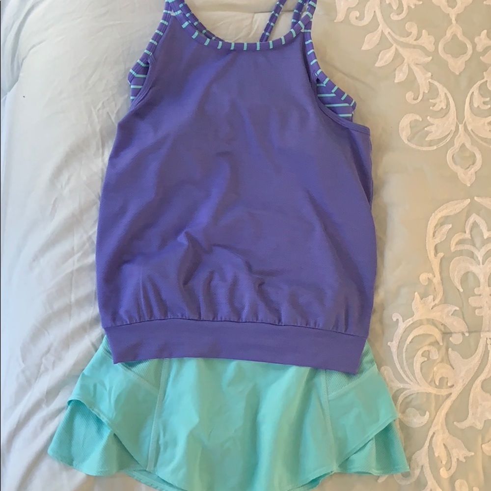 Athleta  girl work out outfit